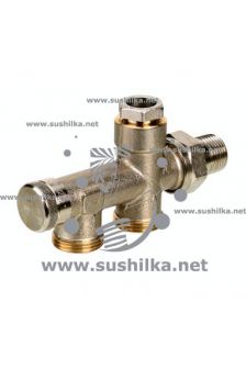 присоединительная деталь (нижн.подкл) RA-K с запорным краном и патрубками НР 3/4&quot;, Danfoss 013G3367