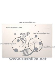 Смывная клавиша Delta 21, белая, Geberit 115.125.11.1