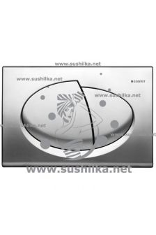 Клавиша Twist к UP320/UP700, матовый хром, Geberit 115.780.46.1