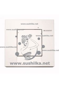 ручной пневмопривод смыва для писсуара Bolero HyTouch, белый, Geberit 116.012.11.1