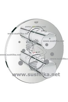 Grohe Grohtherm 2000 NEW 19355001, верхняя монтажная часть термостата для ванны