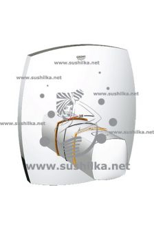 Grohe Grandera 19941IG0, комплект верхней монтажной части центрального термостата, хром/золото