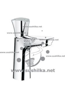 Grohe Costa L 20186001, вертикальный вентиль с синей маркировкой