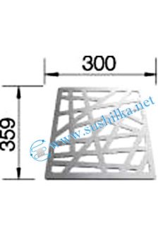 Многофункциональная решетка,  нерж. сталь 359x300 мм
