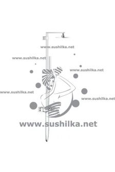 Grohe Eurocube 23147000, душевая система с однорычажным смесителем