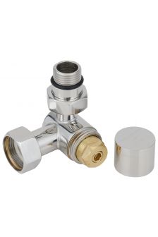 Вентиль   3D правый под шестигранник (G 1/2&quot; НР х G 3/4&quot; НГ) 12-1407-1234