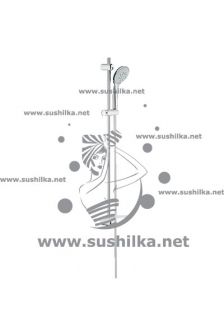 GROHE 27227001 Euphoria Душевой гарнитур Champagne, 900 мм, полу-фиксированные крепления