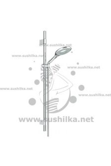 Grohe Rainshower Icon 27277001,  душевой гарнитур 900 мм с металлическими настенными креплениями