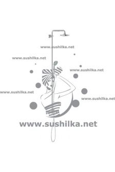 Grohe Euphoria 27475000, душевая система с термостатом для ванны, 450 мм