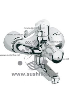 Grohe Grohtherm Ergomix 34021000, термостат для раковины, вынос потока 195 мм