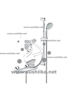 Grohe Grohtherm 1000 34151001, термостат для душа с душевым гарнитуром Tempesta New II