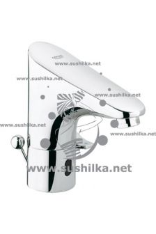 для раковины Grohe Europlus E 36236001, инфракрасная электроника со смешиванием, 6V, сливной гарнитур