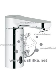 для раковины Grohe Eurosmart Cosmopolitan E 36325000, инфракрасная электроника со смешиванием, 100-230V