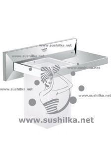 Allure Brilliant 40503000, стакан с настенным держателем-полкой