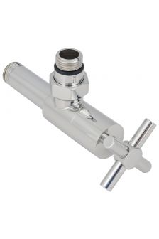 Вентиль   угловой крест (G 1/2&quot; НР х G 1/2&quot; НР) 00-1408-1212