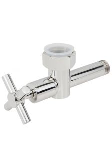 Вентиль запорный   крестовой (G 1&quot; НГ х G 1/2&quot; НР) 01002-1012