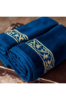 Набор из 2-х полотенец 100х150 см и 50х90 см бежевый, Migliore magnat