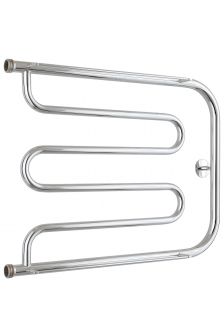 Полотенцесушитель водяной Стилье Тандем 2 полки 500х650 резьба-сгон 1&quot; 00016-5065