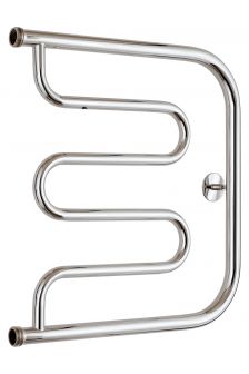 Полотенцесушитель водяной Стилье Тандем 500х500 резьба-сгон 1&quot; 00011-5050