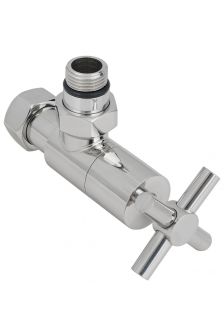 Вентиль   угловой крест (G 1/2&quot; НР х G 3/4&quot; НГ) 00-1408-1234