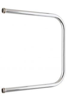 Полотенцесушитель водяной Стилье П-образный 500х500 резьба-сгон 1&quot; 00002-5050