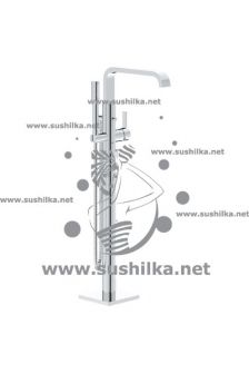 для ванны напольный GROHE Allure арт. 32754001, верхняя монтажная часть