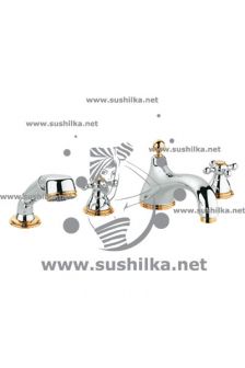 для ванны на 4 отверстия GROHE Sinfonia арт. 25032IG0, цвет хром/золото