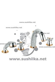 для ванны на 4 отверстия GROHE Sinfonia арт. 25033IG0, цвет хром/золото