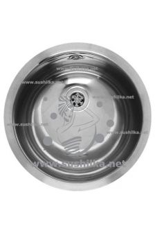 Reginox Amazone WLUX OSP (c/box) ∅ 390, нержавеющая сталь, зеркальная полировка