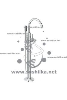 для ванны GROHE Atrio C арт. 32653002, напольный