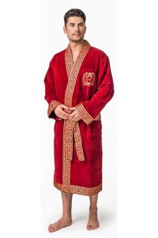 Халат для ванной банный махровый Миглиоре (Migliore), Tesoro, бордо, 46-48