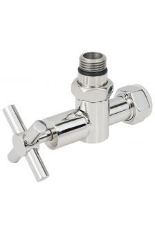 Вентиль запорный   крестовой G 1/2&quot; НР х G 3/4&quot; НГ 01002-1234