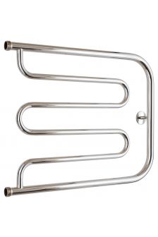 Полотенцесушитель водяной Стилье Тандем 500х650 резьба-сгон 1&quot; 00011-5065