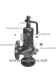 предохранительный 1400 сталь ф/ф 40х65 Ру 40 Tмакс=350°С, настройка 10 бар, Broen 1400