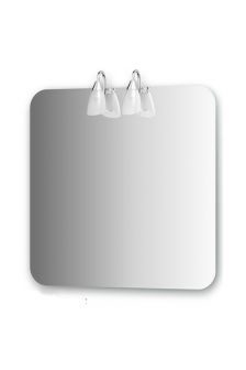 Квадратное зеркало со светильниками (75х75 см) ELLUX CLASSIC CLA-A2 0018