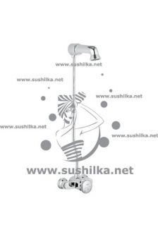 автоматический Grohe Contromix Public 36117000, с душевым гарнитуром