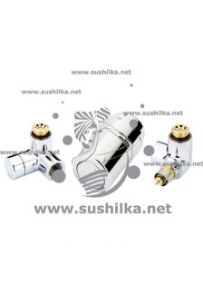 терморегулирующий тип RAX RA-URX RLV-X правый, хромированный, Danfoss 013G4003