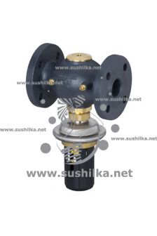 на подающем трубопроводе AVP Ду 32 Kv=12.5, 0.3-2.0 бар, Danfoss 003H6378