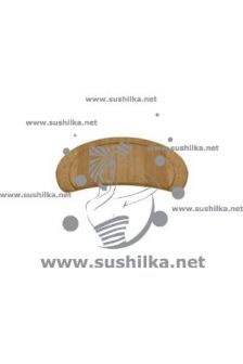 Доска разделочная Rerih полукруглая, деревo