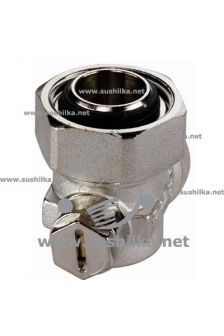 одиночный, угловой, тип Е2/AG Ду 15, Ру 10, Тmax=120°C, R3/4&quot;х G3/4&quot;, Meibes SX 10021, узел