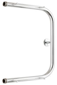 Полотенцесушитель водяной Стилье П-образный 2 полки 500х400 резьба-сгон 1&quot; 00012-5040