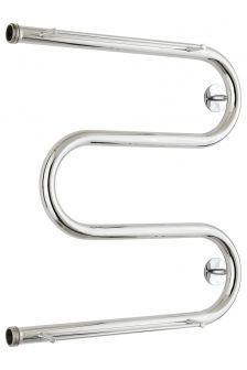 Полотенцесушитель водяной Стилье М-образный 2 полки 500х500 резьба-сгон 1&quot; 00014-5050