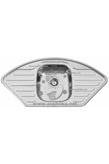 Rodi Kronos EBE Lux 1026x500, нержавеющая сталь