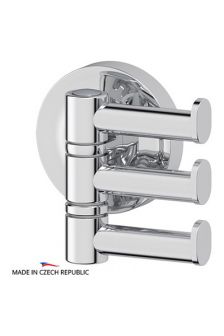 ELLUX ELE 003 Крючок поворотный тройной (хром)
