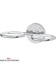 ELLUX ELE 007 Держатель 2-х стаканов/емкостей для жидкого мыла (хром)