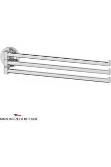 ELLUX ELE 017 Держатель полотенец поворотный тройной 37 см (хром)