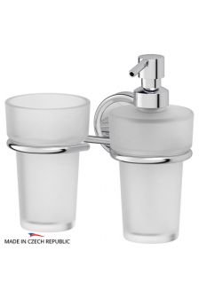 FBS ELL 008 Стакан и дозатор для жидкого мыла (стекло)
