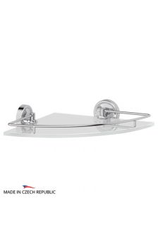 FBS ELL 012 Полка угловая с ограничителем 25 см (стекло)