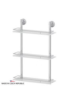 FBS ELL 068 Полка с ограничителем 40 см тройная (стекло)