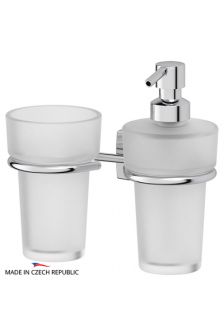 FBS ESP 008 Стакан и дозатор для жидкого мыла (стекло)
